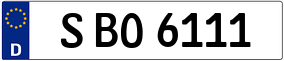 Truck License Plate